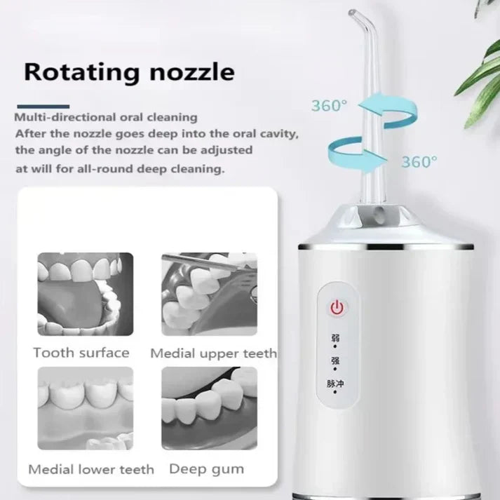 ꜱᴏᴜQ ᴀʟ ʀɪʏᴀᴅʜ™3 In 1 Oral Irrigatorجهاز ري الفم 3 في 1