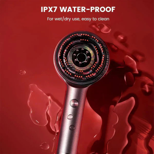 ꜱᴏᴜQ ᴀʟ ʀɪʏᴀᴅʜ™ Scalp Massager Brush (Red) – فرشاة تدليك فروة الرأس (حمراء)